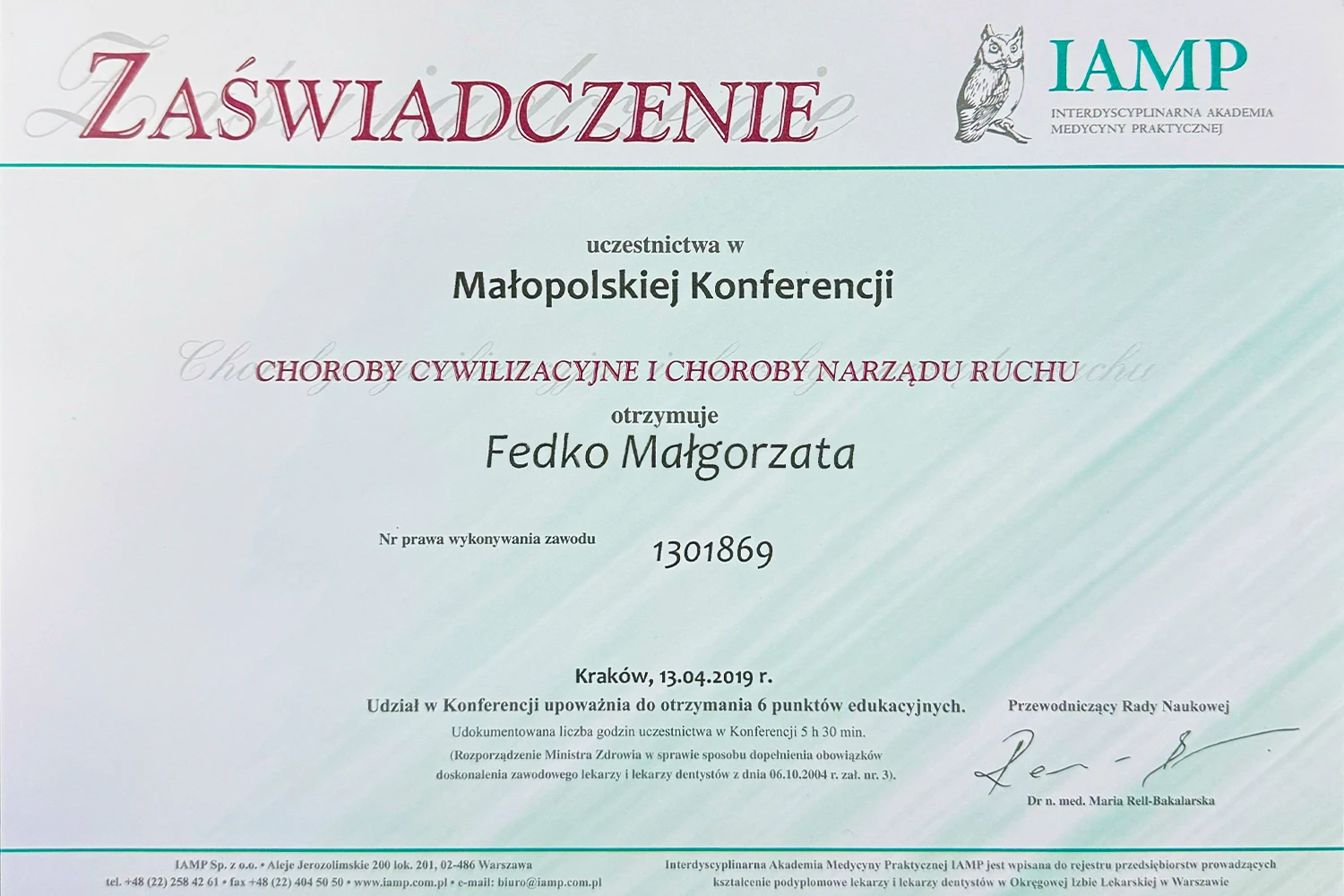Choroby cywilizacyjne i choroby narządu ruchu – Małopolska Konferencja